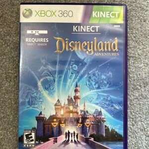 Disneyland Adventures Xbox 360 Kinect Game Complete with Case & Manual